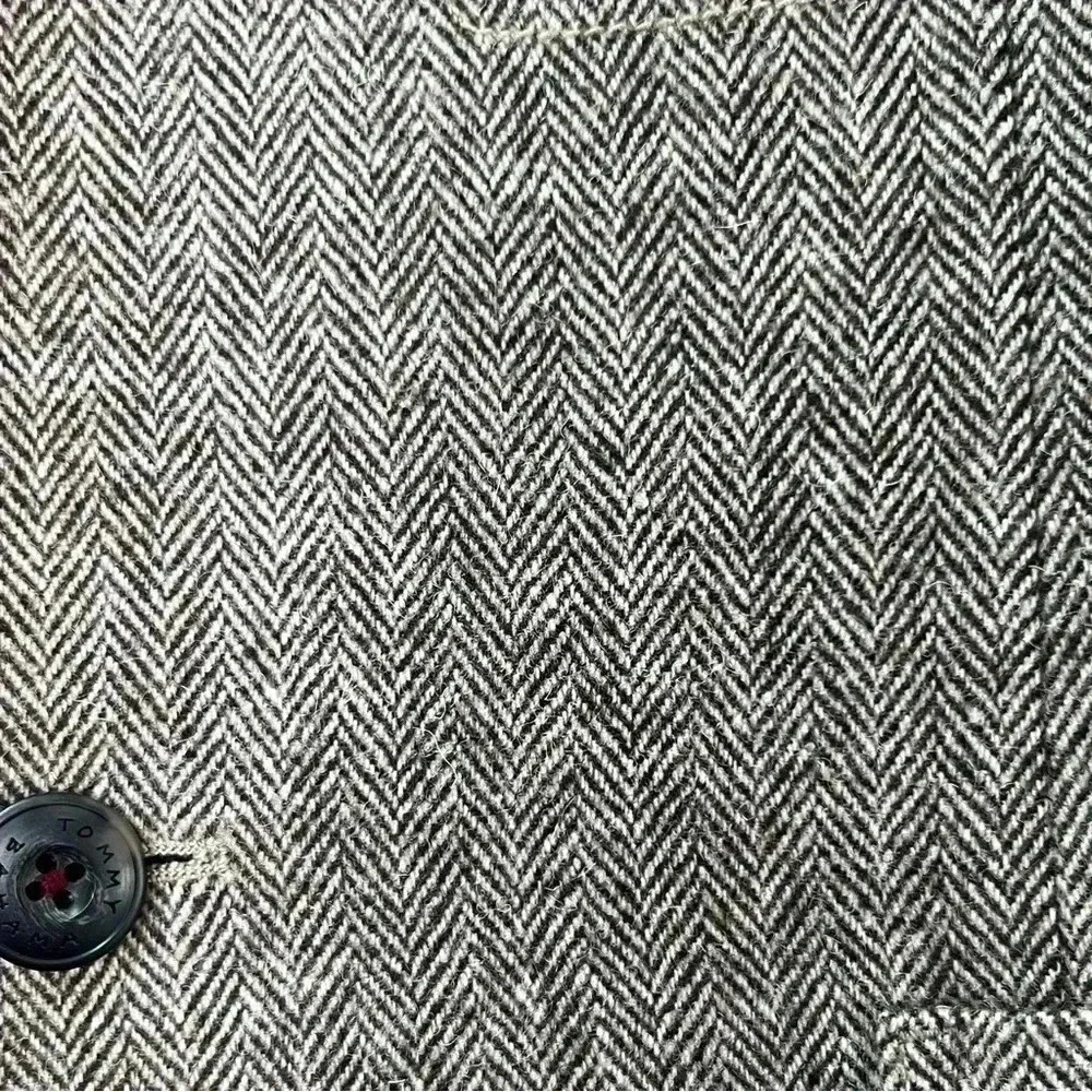 Tommy Bahama Brown Wool Blend Herringbone Tweed Blazer Elbow Patches Sz‎ L